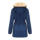 thumbnail image 4 of Puntoco Abrigo largo cálido para mujer con capucha y cuello chaqueta delgada de invierno Parkas Outwear Puntoco Puntoco-2938, 4 of 8