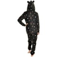 thumbnail image 2 of Angelina Women's FLEECE Novelty One-Piece Hooded Pajamas, 2 of 4