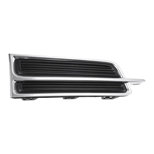 Cubiertas de inserción de luz antiniebla de parachoques delantero inferior Unique Bargains No.20901633 para Cadillac XTS 2013-2017 Tono plateado, negro ABS 1 Pc Frontal derecho