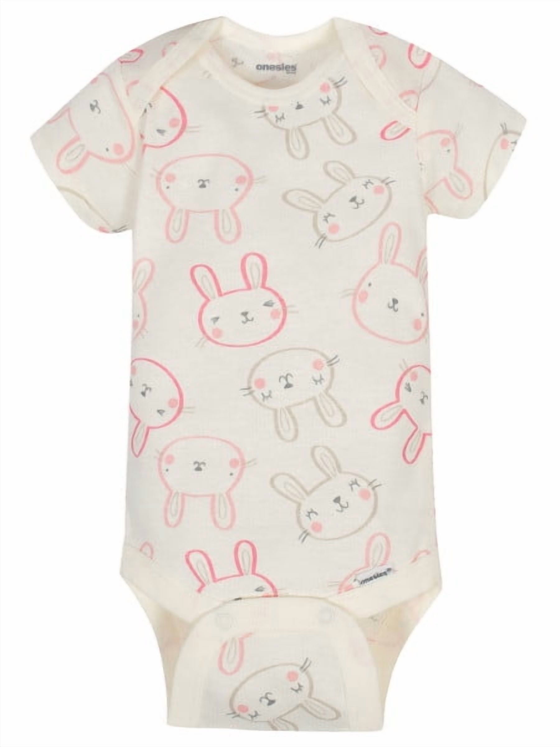 Onesies Brand Baby Girl Bodysuits, 8-Pack, Sizes Newborn - 12 Months