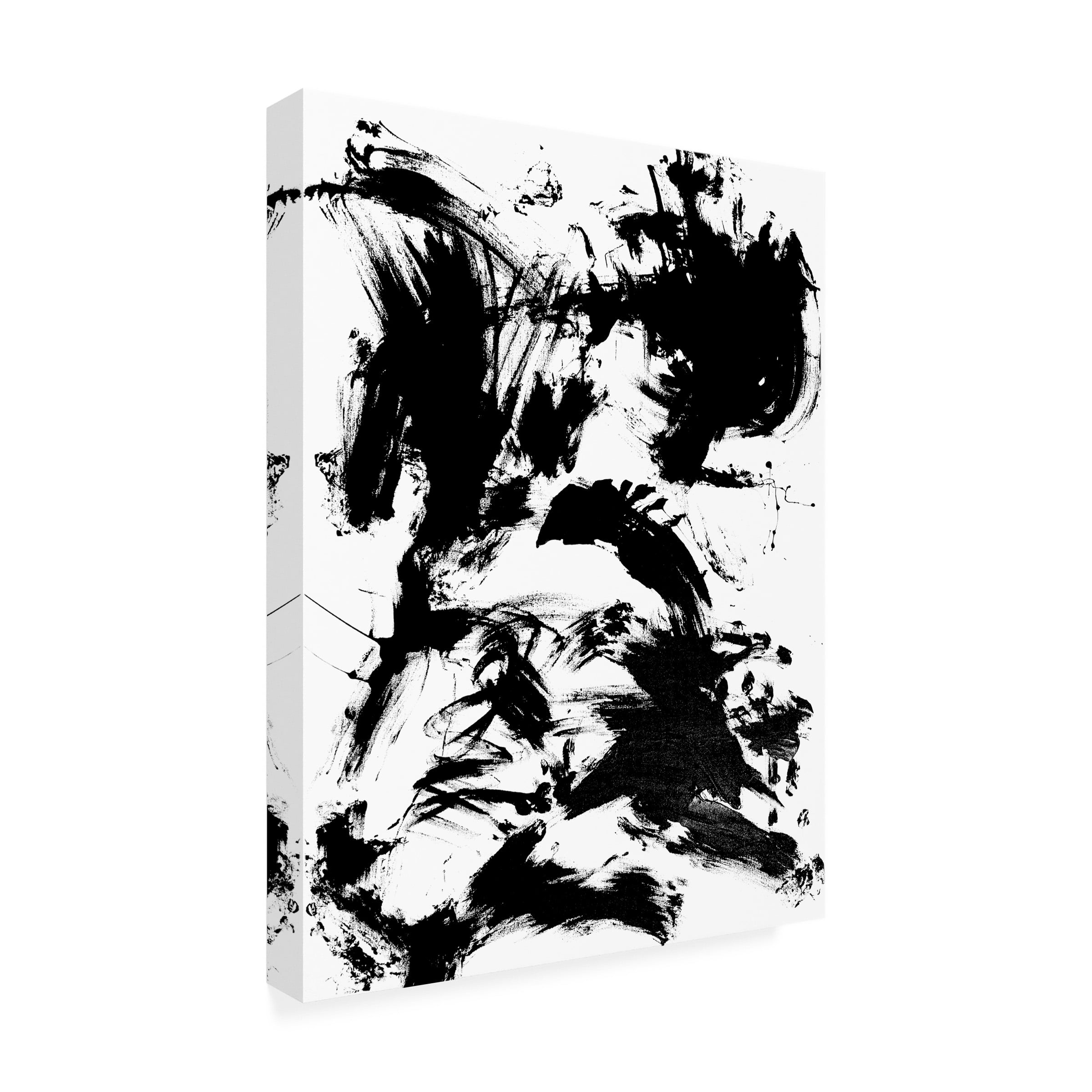 Allan Friedlander 'Expressive Abstract I' Canvas Art