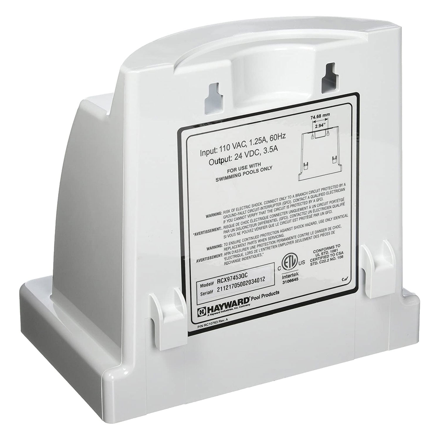 Hayward RCX97453QC 115 Volt Power Supply Replacement for Robotic Pool Cleaner