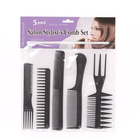 New 316838  Hair Comb Set 5Pc Set W / Black Color (24-Pack) Beauty Supplies Cheap Wholesale Discount Bulk Health & Beauty Beauty Supplies (Best Wholesale Hair Suppliers)