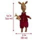 thumbnail image 3 of Pijama rojo Llama con forma de animal de peluche KIDS PREFERRED, 33 cm, 3 of 5