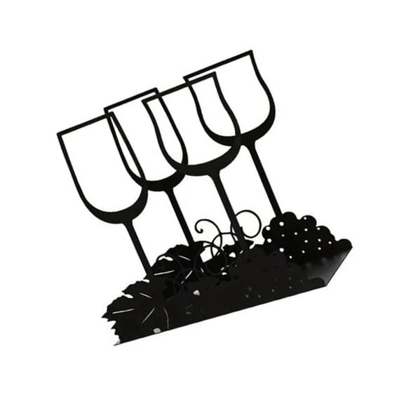 CEORPER Contemporary Napkin Rack Sturdy Iron Kitchen Storage Decoration