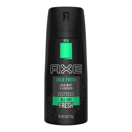 (2 pack) AXE Body Spray for Men Gold Fresh 4 oz (Best Gransfors Bruks Axe For Bushcraft)