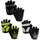 thumbnail image 5 of Guantes De Ciclismo De Medio Dedo, Guantes Deportivos Antigolpes, Guantes Antideslizantes Para Ciclismo De Bicicleta 1 Par Yuarrent OD015216-04, 5 of 6