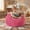 Pink, variant on Fulsmile 2.5FT Large Teardrop Bean Bag Chair with Memory Foam Filler Included, Removable Corduroy Cover, Adult Bean Bag for Bedroom Living Room, Black