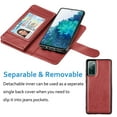 thumbnail image 4 of Galaxy S20 FE 5G Wallet Case, Galaxy S20 Fan Editon Cover, Njjex Luxury PU Leather 9 Card Slots Holder Carrying Folio Flip Cover [Detachable Magnetic Hard Case] & Kickstand & Hand Strap, 4 of 5