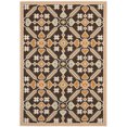 thumbnail image 5 of SAFAVIEH Veranda Leptis Geometric Indoor/Outdoor Area Rug, 6'7" x 9'6", Chocolate/Terracotta, 5 of 5