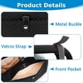 thumbnail image 4 of 1 Pc Black Universal Stroller Organizer Bag Caddy Adjustable Storage Accessories, 4 of 8