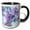 Black/White, variant on 3drose, Usa, South Carolina, Beaufort, Detail of Redbud Tree, 11oz Two-tone Yellow Mug