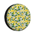 thumbnail image 1 of Fotbe Lemon1 Funda de Llanta de Repuesto con Estampado, Engrosada, Ajuste Universal para Jeep, Remolque, RV, SUV, Camión-15 inch, 1 of 6