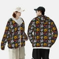thumbnail image 4 of Gaeub Pumpkin And Flying Bat Men's and Women's UPF 50+ Long-Sleeved Sun Protection Clothing, Fishing Shirt Long Sleeve Zip-Medium, 4 of 7