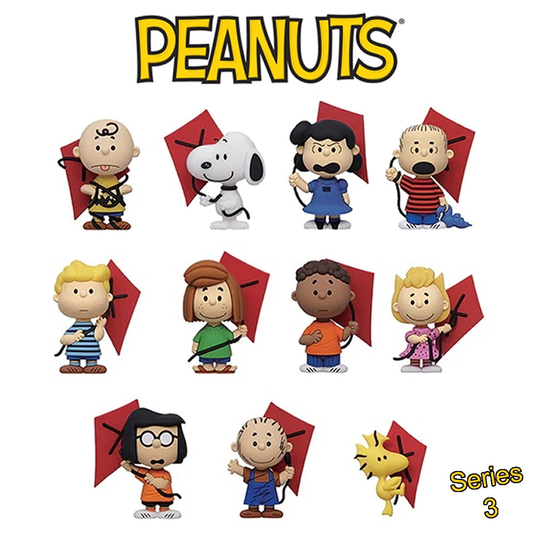 Monogram 3D-Peanuts Figural Clip Collectable Keychains- Bag Clip