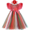 thumbnail image 3 of Vestido de tutú de hada del bosque de otoño para niñas, vestidos de fiesta de cumpleaños, vestido de baile, disfraz de princesa de hada del bosque para niñas con alas de mariposa, 3 of 5