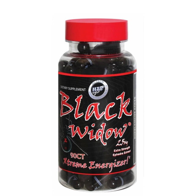 Pre entrenamiento Hi-Tech Black Widow 90 Cápsulas (90 Servicios) Hi-Tech Black Widow