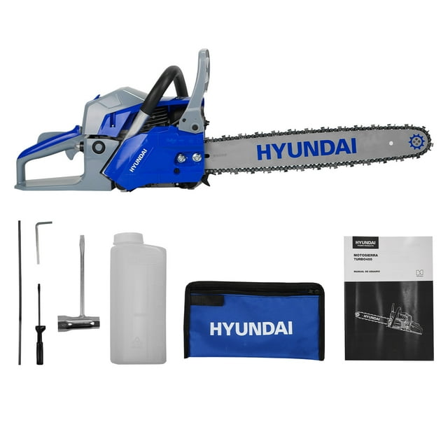 Motosierra Rach Hyundai 18 pulgadas semiprofesional gasolina 2 tiempos