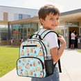 thumbnail image 3 of KUIFORTI Capybara Strawberry Toddler Backpack for Girls Kids School Bag with Multiple Organizer Pockets Adjustable Straps for Preschool Kindergarten Back to School Gifts, 3 of 7