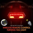 thumbnail image 4 of Faro trasero de bicicleta WEST BIKING 5m Luz trasera de bicicleta remota LED Señal de giro Luz de bi WEST BIKING Faro trasero de bicicleta, 4 of 7