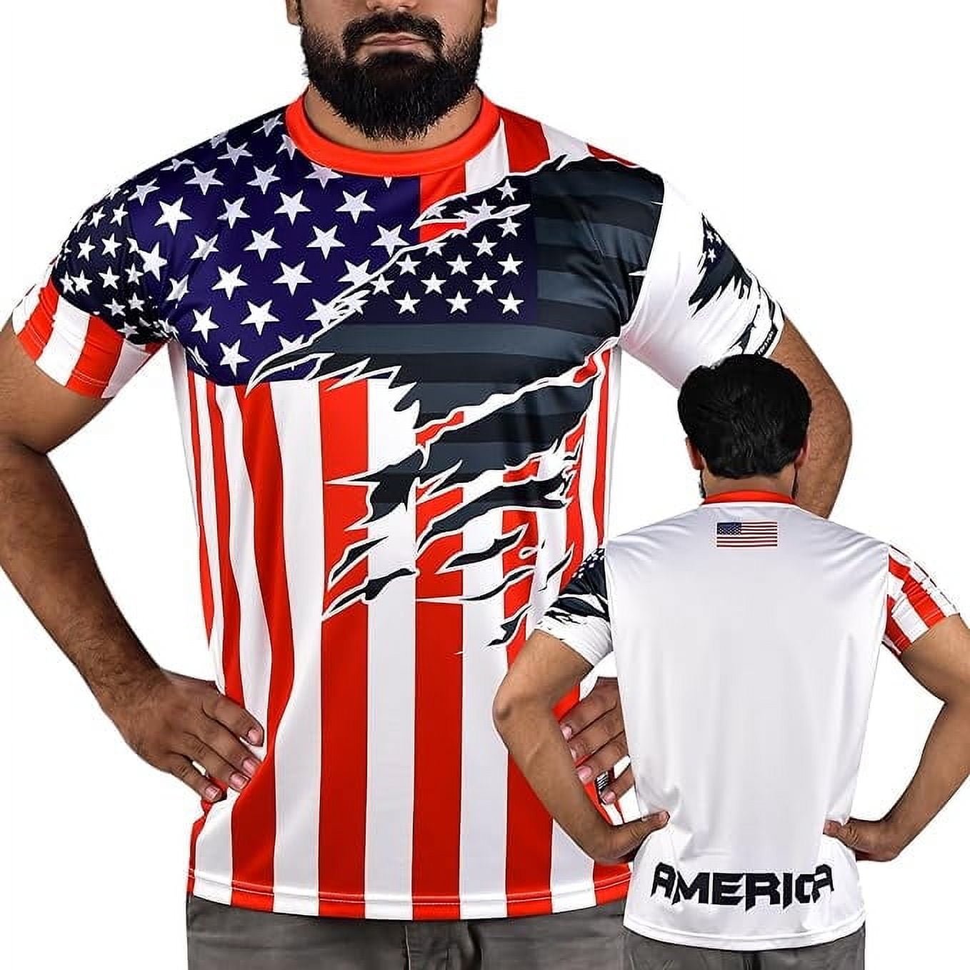 Fox & Fury USA Soccer Jersey for Men & Women – Adult Unisex Football Shirt, Camiseta de Futbol USA