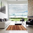 thumbnail image 7 of Ahgly Company Machine Washable Indoor Rectangle Contemporary Peru Brown Area Rugs, 5' x 8', 7 of 7