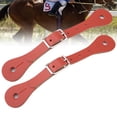 thumbnail image 4 of Accessoires de Sangle Cheval, 1 Paire d'Équitation Cheval Sangle Cheval Cuir Sangle Percée de la Technologie, 4 of 8