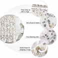 thumbnail image 6 of Grey Brown Botanical Waterproof Fabric Shower Curtain,Summer Leaf Watercolor Waterproof Fabric Shower Curtain for Bathroom Curtains Bathtubs Hotel Washable Shower Curtains with 12 Hooks Small 36x78in, 6 of 8