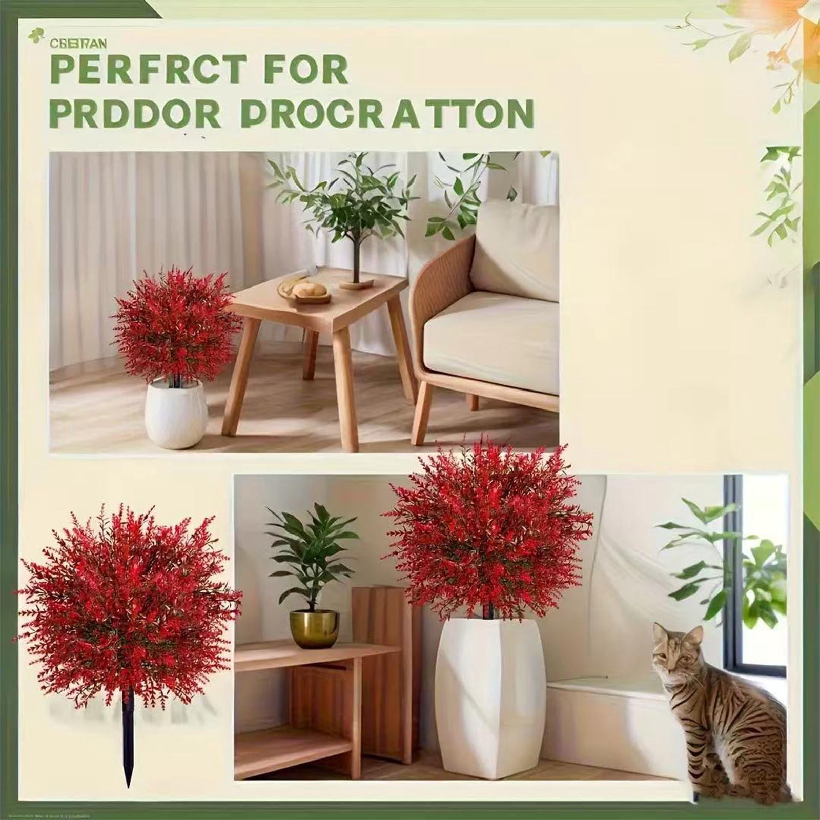 ZZkhGO Artificial Outdoor Flowers, Faux Silk Plants For Outside Decor, Realistic Plastic Flower Bundles For Porch Garden Patio