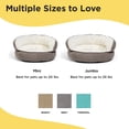 thumbnail image 7 of Best Friends by Sheri Pet Throne High Bolster Orthopedic Relief Cat and Dog Bed, Gray, Mini, 7 of 7