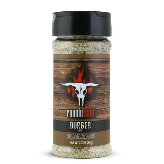 Gourmet Hamburger Seasoning, Runnin Wild Foods (7.2 Ounce)