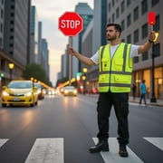 G & F Reflective Vest Safety Vest High Visibility with Reflective Strips ANSI Class 2, XL Yellow