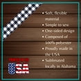 thumbnail image 5 of Country Brook Design® 1 1/2 inch Black & White Buffalo Plaid Grosgrain Ribbon, 5 Yards, 5 of 7