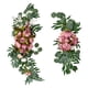 thumbnail image 1 of Arco de boda artificial con flores, arreglo floral, vegetación, guirnaldas florales para Rosa, 1 of 9