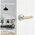 thumbnail image 2 of Sure-Loc AP101-RD 15 GRIP-SM 15 Aspra Round Passage Door Lever Set - Nickel, 2 of 7