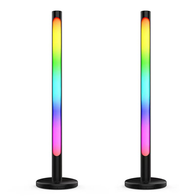 2 juegos RGB colorido 20 LED Pickup ritmo luz tira música atmósfera lámpara barra Likrtyny Accesorios electrónicos