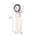 thumbnail image 3 of Portable USB Handheld Fan - Mini Electric Fan with 4000mAh Battery for Travel, Work, and Outdoor Use, 3 of 6