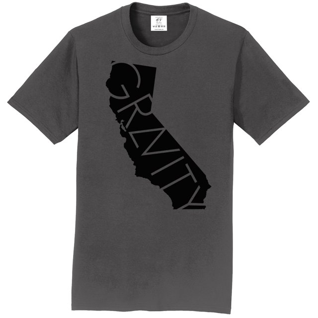 Camiseta de manga corta de Gravity Trading Cali - Carbónal - Logo negro - XL Gravity Trading Camiseta de manga corta