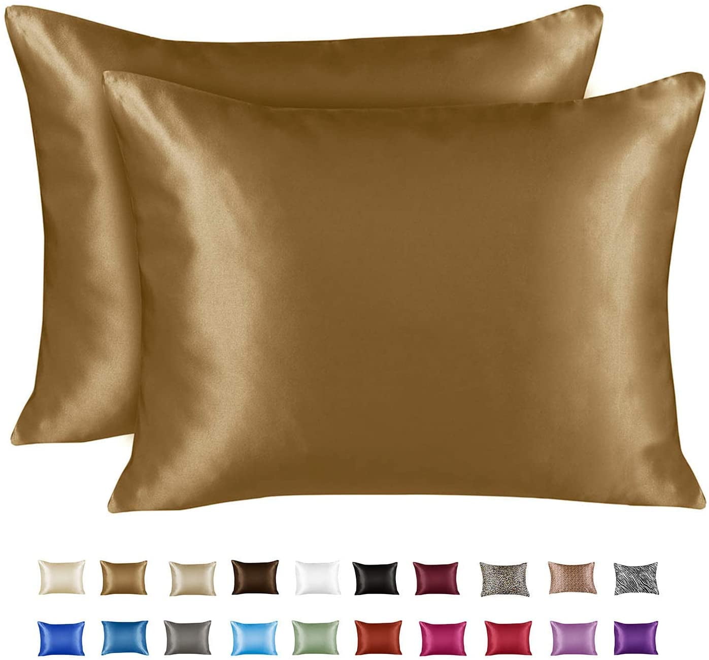 ShopBedding Luxury Satin Pillowcase for Hair Standard Satin
