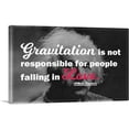 thumbnail image 1 of ARTCANVAS Gravitation Is Not Responsible for Love Canvas Art Print - Size: 26" x 18" (0.75" Deep), 1 of 9