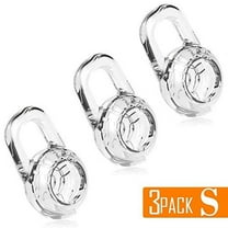 Earpads for Bluetooth Headphone Headset, Silicone Ear Gels Spare Tips Ear Buds Replacement Compatible for M155 M165 M1100 M100 M180 M55 M28 M25 Marque 2 Wireless Headphones (Small)