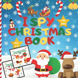 I spy Christmas Book for Toddler: A fun coloring Activity Books