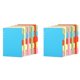 thumbnail image 1 of 20 Juegos de Hojas de Papel de Divisores de Materia A6, Divisores de Tarjetas de Archivo Perforados, Divisor de ÍNdice con PestañAs para Planificador de Inserciones de Cuaderno, 1 of 9