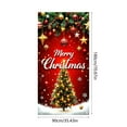 thumbnail image 3 of Christmas Ornaments Christmas Decorations 35X71 Inch Reusable Santa Claus Pattern Door Cover For Home Party Festival Best Christmas Gifts 2025, 3 of 6