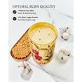 thumbnail image 3 of M&SENSE Large Apple Crumble Soy Candles, 35 oz 150 Hour Long Lasting Slow Burning, 3-Wick Natural Aromatherapy Candle, 3 of 6
