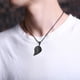 thumbnail image 5 of Moda Costura Pareja Collares Acero Inoxidable Mejores Amigos Para Siempre Gato Colgante Collares Regalo Para Mujeres Hombres 2 Unids/Set Noticed AP006882-04, 5 of 6