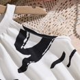 thumbnail image 6 of THDHVS Girls' Dresses,Girls Summer Dress,Summer Girls Popular Hanging Neck Dresses Fashion Print Sleeveless Round Neck Dresses White 11-12 Years, 6 of 7