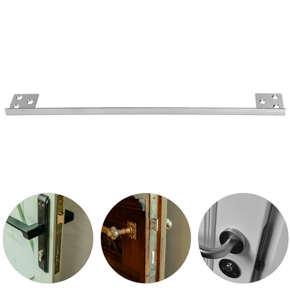 BEADCEST 1Pack L-Shaped Stainless Steel Door Latch Guard for Security Protection 11.00X1.38X0.39in