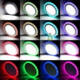 thumbnail image 3 of Downlight Encastré Dimmable RGB 6W + 3W Éclairage Intérieur Panneau LED Encastré 9W Blanc 4000K + RGB, 3 of 5