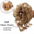 thumbnail image 2 of Pièce de Cheveux Chignon Bouclé Désordonné Chouchou Chausson Chaussé Chignon Ébouriffé Bande Élastique Extension de Cheveux Pièces de Cheveux, 2 of 7
